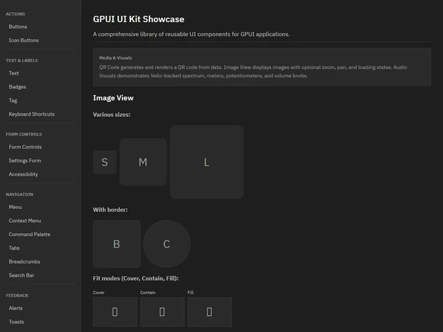 UI Kit Showcase — Image View